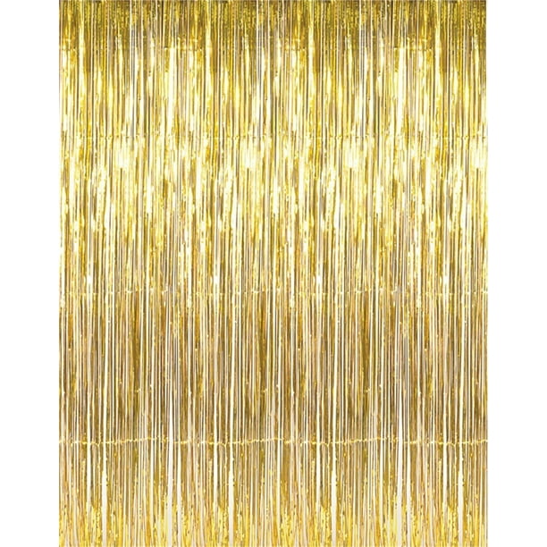 Metallic Foil Fringe Curtain Tinsel Wedding Kid Birthday Party Decor Home Supply Metallic Foil Fringe Curtain Tinsel Wedding Kid Birthday Party Decor Home Supply